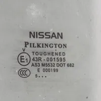 Nissan Qashqai Vetro del finestrino della portiera posteriore 43R001595