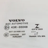 Volvo V40 Vetro del finestrino della portiera posteriore 43R00048
