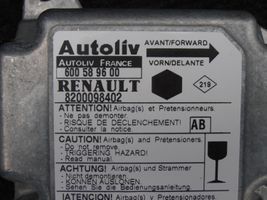 Renault Kangoo I Centralina/modulo airbag 8200098402