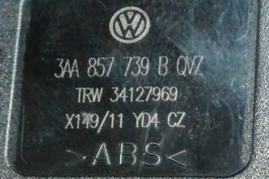 Volkswagen PASSAT B7 Fibbia della cintura di sicurezza posteriore 3AA857739B