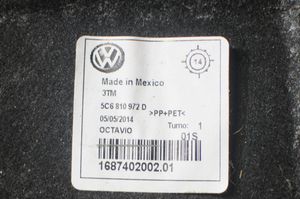 Volkswagen Jetta VI Rivestimento paraspruzzi parafango posteriore 5C6810972D