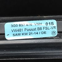 Volkswagen PASSAT B8 Durų stiklo apdaila 3G0837486