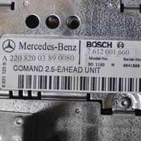 Mercedes-Benz S W220 Radija/ CD/DVD grotuvas/ navigacija A2208200389