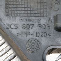 Volkswagen PASSAT B6 Staffa angolare del supporto di montaggio del paraurti 3C5807393A