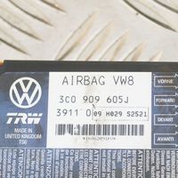 Volkswagen PASSAT B6 Airbag control unit/module 3C0909605J