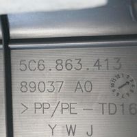 Volkswagen Jetta VI Półka tylna bagażnika 5C6863413