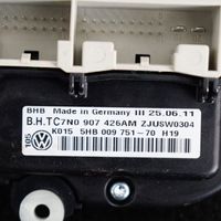 Volkswagen PASSAT B7 Interrupteur ventilateur 7N0907426AM