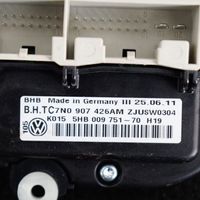 Volkswagen PASSAT B7 Sisätuulettimen ohjauskytkin 7N0907426AM