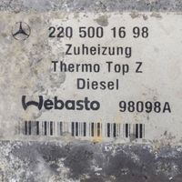 Mercedes-Benz S W220 Pre riscaldatore ausiliario (Webasto) 