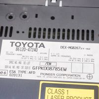 Toyota Prius (NHW20) Radio/CD/DVD/GPS-pääyksikkö 8612047240