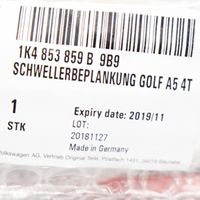 Volkswagen Golf V Kynnys 1K4853859B9B9