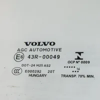 Volvo V40 Etuoven ikkunalasi, neliovinen malli 43R00049