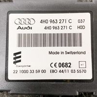 Audi A7 S7 4G Autonominio šildytuvo (webastos) valdymo blokas 4H0963271C