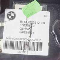 BMW 2 F22 F23 Takaoven ikkunan kytkimen kehys 7322912