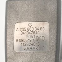 Mercedes-Benz GLC X253 C253 Keskipaikan turvavyön solki (takaistuin) A2058600469