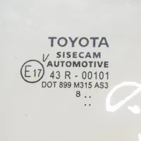 Toyota C-HR Galinis šoninis kėbulo stiklas 43R00101