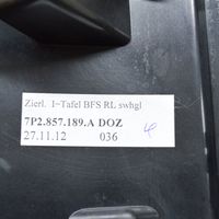 Volkswagen Touareg II Boîte à gants garniture de tableau de bord 7P2857221