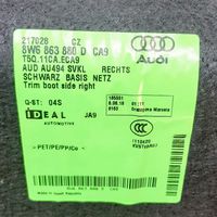 Audi A5 Boczek / Tapicerka / bagażnika 8W6863880D