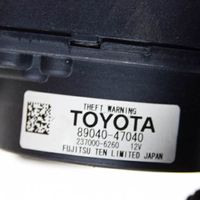 Toyota Prius (XW50) Alarmes antivol sirène 8904047040