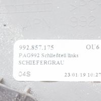 Porsche 911 992 Garniture d'extrémité latérale du tableau de bord 992857175