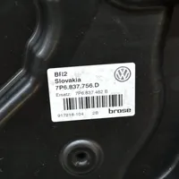 Volkswagen Touareg II Elektryczny podnośnik szyby drzwi przednich 7P6837462B