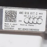 Audi Q7 4M Schermo del visore a sovrimpressione 4M0919617C