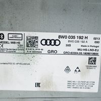 Audi A4 S4 B9 GPS-navigaation ohjainlaite/moduuli 8W0035192H