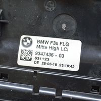 BMW 3 F30 F35 F31 Copertura griglia di ventilazione cruscotto 9347436