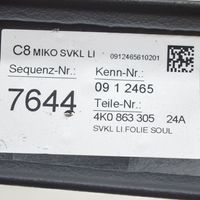 Audi A7 S7 4K8 Autres éléments de console centrale 4K0863305