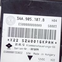 Volkswagen PASSAT B7 Unidad de control/módulo del control remoto 3AA905107B
