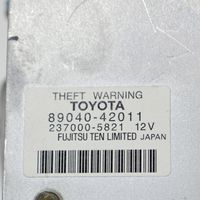 Toyota RAV 4 (XA40) Allarme antifurto 8904042011