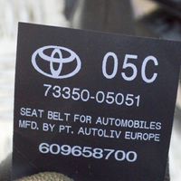 Toyota Avensis T270 Ceinture de sécurité arrière centrale (siège) 7338005020