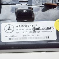 Mercedes-Benz E W213 Sisätuulettimen ohjauskytkin A2C1115340001