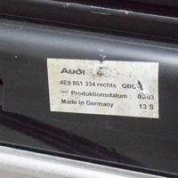 Audi A8 S8 D3 4E Portiera posteriore 4E0861334
