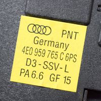 Audi A8 S8 D3 4E Commutateur de mémoire réglage de siège 4E9959765C