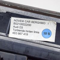 Audi A8 S8 D3 4E Muu takaoven verhoiluelementti 4E0867419