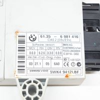 BMW 6 E63 E64 Unité de contrôle module CAS 6981416