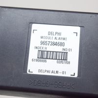 Citroen C6 Alarm control unit/module 9657384680