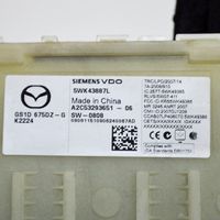 Mazda 6 Avaimettoman käytön ohjainlaite/moduuli GS1D675DZG