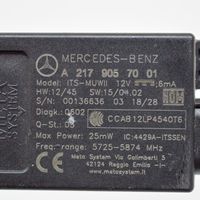 Mercedes-Benz C AMG W205 Antenne intérieure accès confort A2179057001