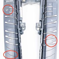 Porsche Macan Zestaw przełączników i przycisków 95B907041M