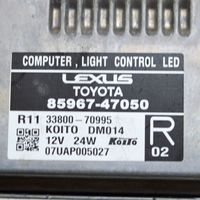 Toyota Prius (XW50) Module de contrôle de ballast LED 8596747050