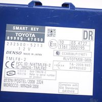 Toyota Prius (XW30) Moduł / Sterownik systemu uruchamiania bezkluczykowego 8999047050