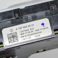 Mercedes-Benz GLS X167 Commutateur de mémoire réglage de siège A1679052001