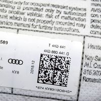Audi A6 S6 C8 4K Istuimen turvatyyny 4K0880441G