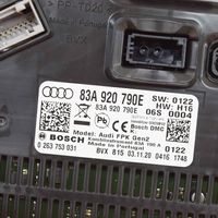 Audi Q3 F3 Tachimetro (quadro strumenti) 83A920790E