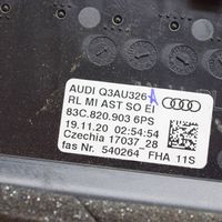 Audi Q3 F3 Kojelaudan tuuletussuuttimen suojalista 83C820903