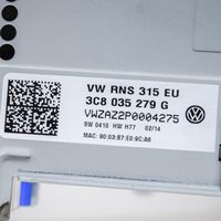 Volkswagen Tiguan Radio/CD/DVD/GPS-pääyksikkö 3C8035279G