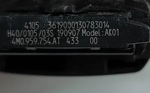 Audi A5 Klucz / Karta zapłonu 4M0959754AT