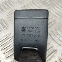 BMW 4 F32 F33 Boucle de ceinture de sécurité arrière 7266352